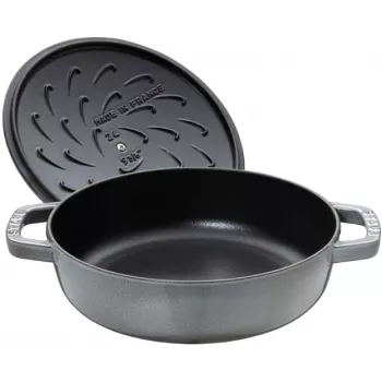 Sartén profunda con tapa STAUB 28 cm 40511-470-0