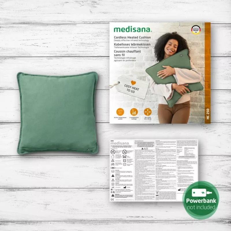 Medisana HC 250 Interior Line Almohadilla térmica (verde)