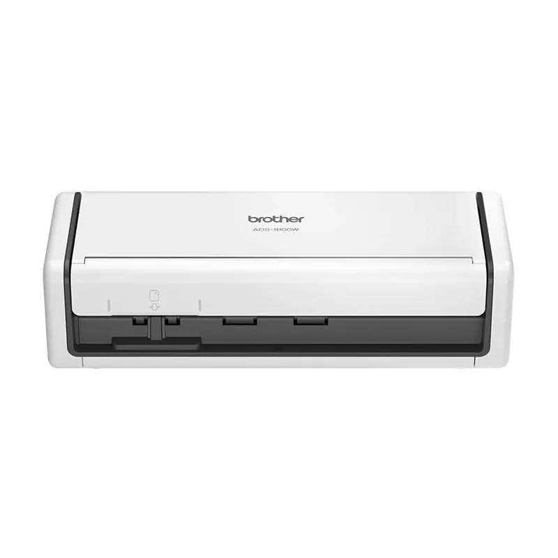 Escáner de documentos portátil inalámbrico a color Brother ADS-1800W — ADF dúplex compacto para pequeñas oficinas/uso móvil