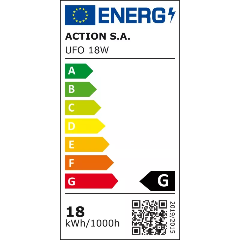 Activejet UFO plafón LED moderno 18W