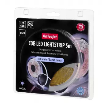 Activejet AJE-COB 5m zim Tira de luz universal para interiores