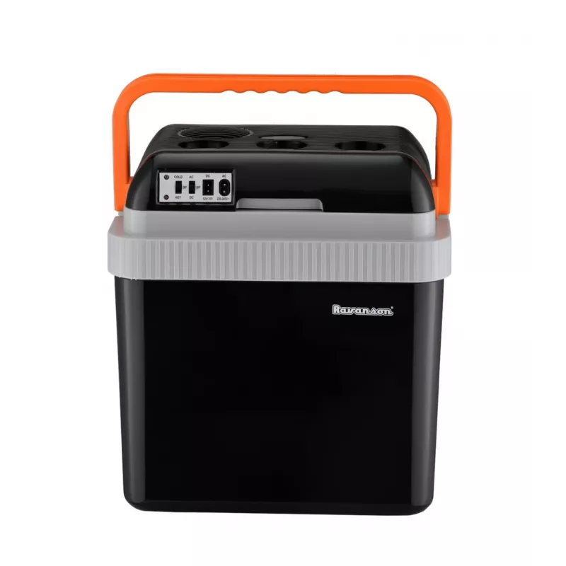 Nevera portátil Ravanson CS-24S, eléctrica 24 L, negra, 220–240 V, 57 dB