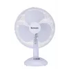 Ventilador de mesa doméstico Ravanson WT-1023 — aspas de 27 cm, 3 aspas, 2 velocidades, 23 W, blanco