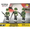 Bloques de construcción Infantería alemana – set de 3 figuras