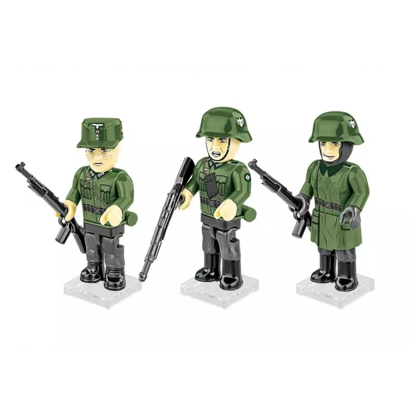 Bloques de construcción Infantería alemana – set de 3 figuras
