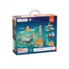 Set de bloques Marioinex Mini Waffle Blocks gasolinera, 148 piezas, multicolor, a partir de 6 años