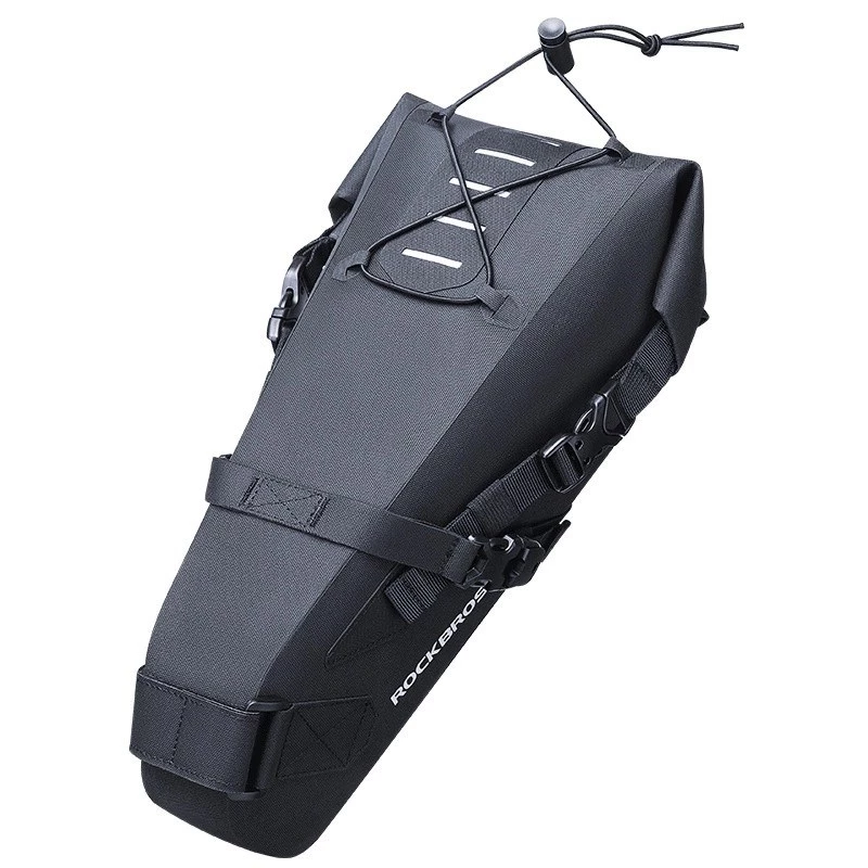 Bolsa de sillín para bicicleta Rockbros 30130061001 3 L negra impermeable