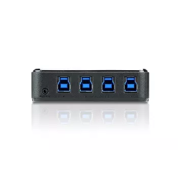 Conmutador de uso compartido de periféricos ATEN US434 4x4 USB 3.2 Gen1