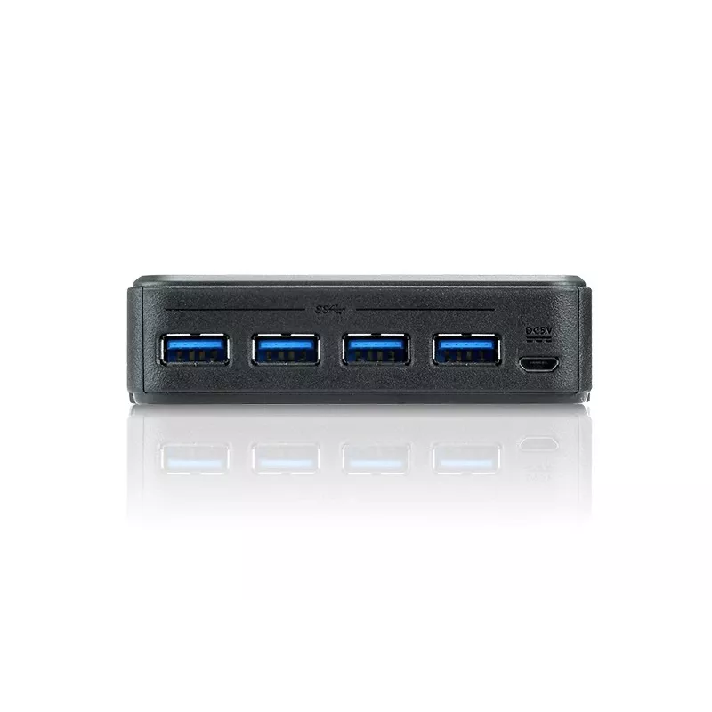 Conmutador de uso compartido de periféricos ATEN US434 4x4 USB 3.2 Gen1