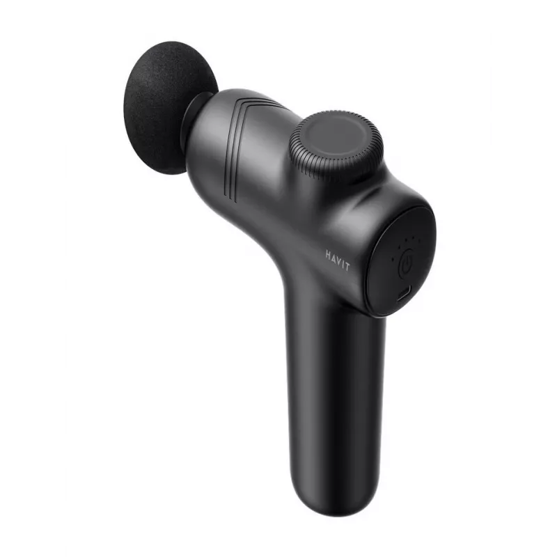 Masajeador de mano con forma de pistola Havit MG1508 masaje por percusión y vibración