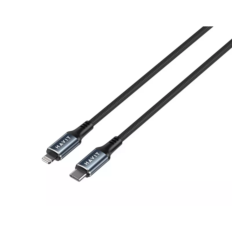 Cable Havit CB6311 USB Type-C a Lightning 1 m negro 30 W