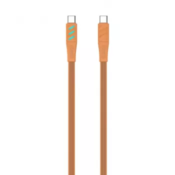 Cable de carga Havit CB6254 USB Type-C a USB Type-C 1 m naranja