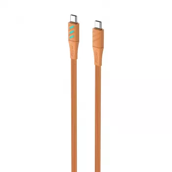 Cable de carga Havit CB6254 USB Type-C a USB Type-C 1 m naranja