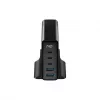 HAVIT Cargador de viaje UCLE004 EU 140W cinco puertos GaN negro