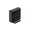 HAVIT Cargador de viaje UCLE004 EU 140W cinco puertos GaN negro