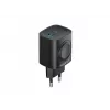 Havit UC132 EU cargador GaN 22W de dos puertos con carga inalámbrica negro