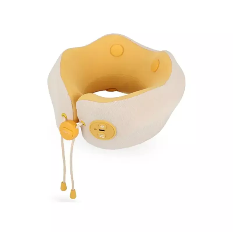 Masajeador de cuello Havit NM1702 amarillo masaje amasado a pilas