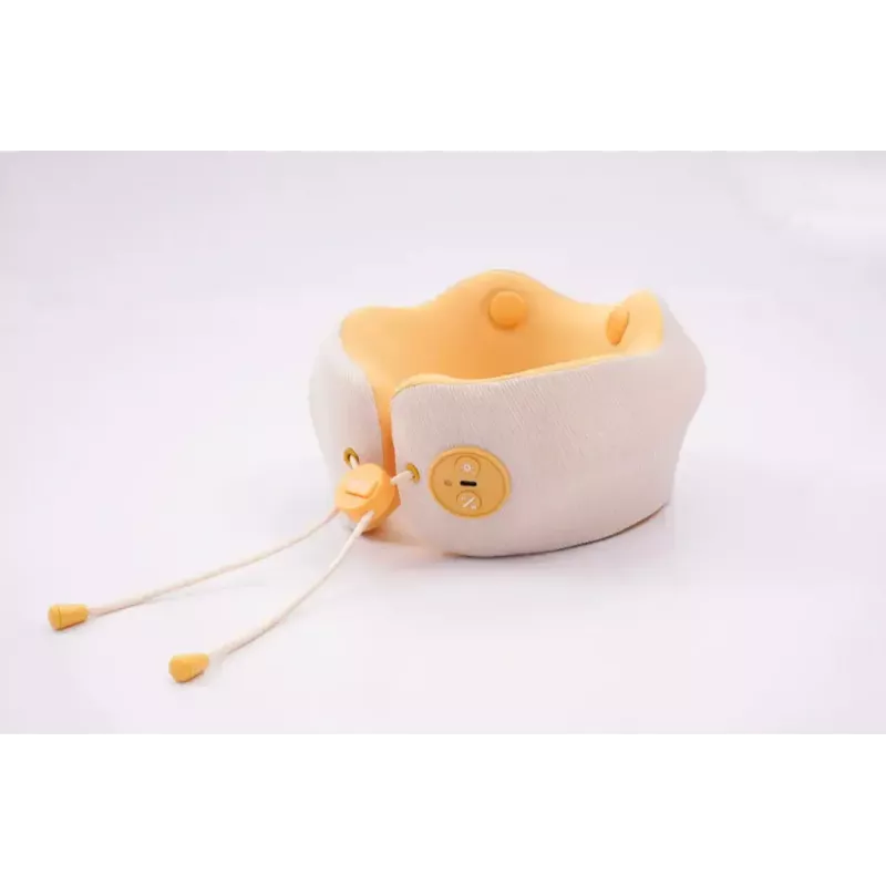 Masajeador de cuello Havit NM1702 amarillo masaje amasado a pilas