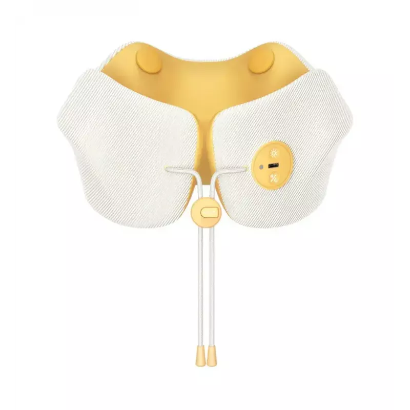 Masajeador de cuello Havit NM1702 amarillo masaje amasado a pilas