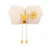 Masajeador de cuello Havit NM1702 amarillo masaje amasado a pilas