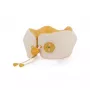Masajeador de cuello Havit NM1702 amarillo masaje amasado a pilas