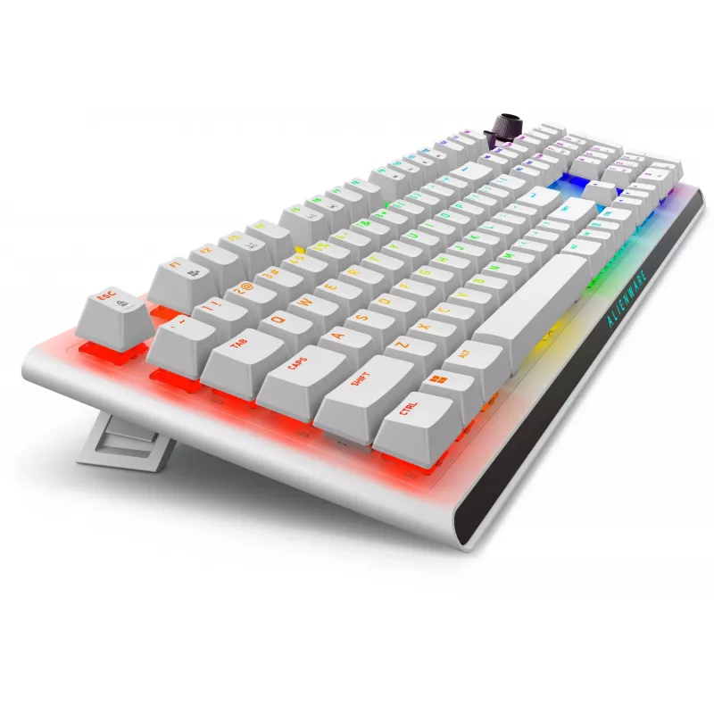 Dell | Alienware Tri-Mode AW920K | Teclado gaming inalámbrico | Inalámbrico | Iluminación LED RGB | US | Bluetooth | Lunar Light | Teclado numérico | CHERRY MX Red | Conexión inalámbrica