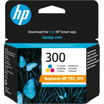 Cartucho de tinta HP 300 color Vivera 4ml Deskjet D2560 F4280 All-in-One (ML)