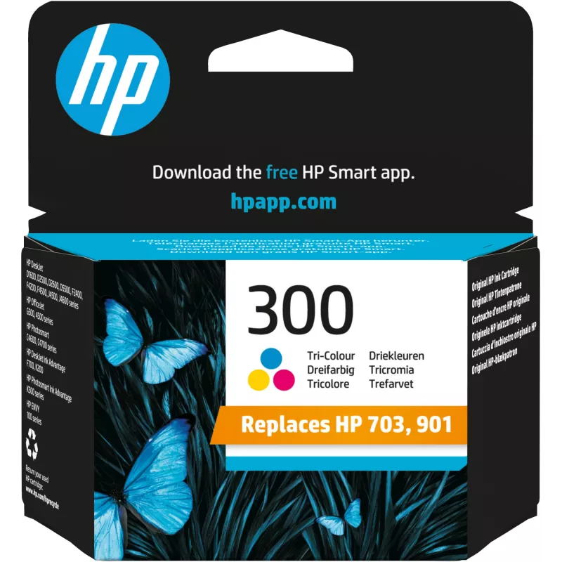 Cartucho de tinta HP 300 color Vivera 4ml Deskjet D2560 F4280 All-in-One (ML)
