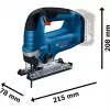 Sierra de calar Bosch GST 18V-125 B Professional