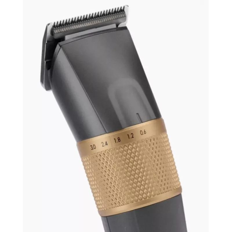 Recortador de pelo BaByliss E987E Gold Granite – batería Li-Ion recargable, 8 niveles de longitud, 0,6 mm – 28 mm, sumergible