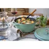 Olla redonda de hierro fundido Staub 5,2 L, menta – La Cocotte 26 cm