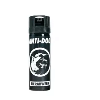 Spray de pimienta TW 1000 Anti-dog PEPPER-FOG 63 ml cono — 63 ml, 2.000.000 SHU, alcance máx. 3 m, negro