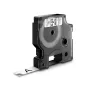 DYMO D1 cinta de etiquetas de nailon S0718050, 19 mm x 3,5 m, negro sobre blanco