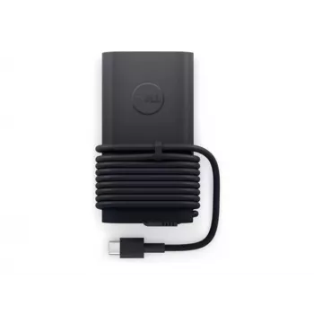 Fuente de alimentación Dell TH5RJ 100W para portátiles, entrada 100–240V, cable de 1 m, 0,33 kg, negro