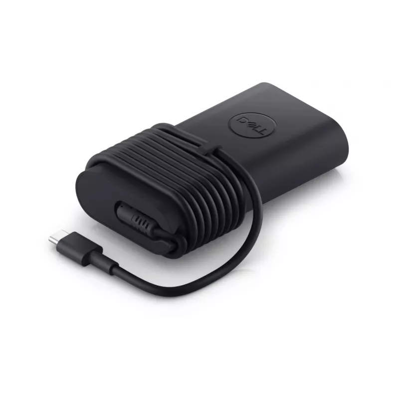 Fuente de alimentación Dell TH5RJ 100W para portátiles, entrada 100–240V, cable de 1 m, 0,33 kg, negro