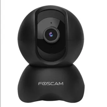 Cámara de seguridad IP Foscam X5, forma de bombilla, 5 MP (2560×1920), Wi-Fi y Ethernet, MicroSD hasta 256 GB, giro/inclinación 360°, zoom digital 6x, visión nocturna 8 m