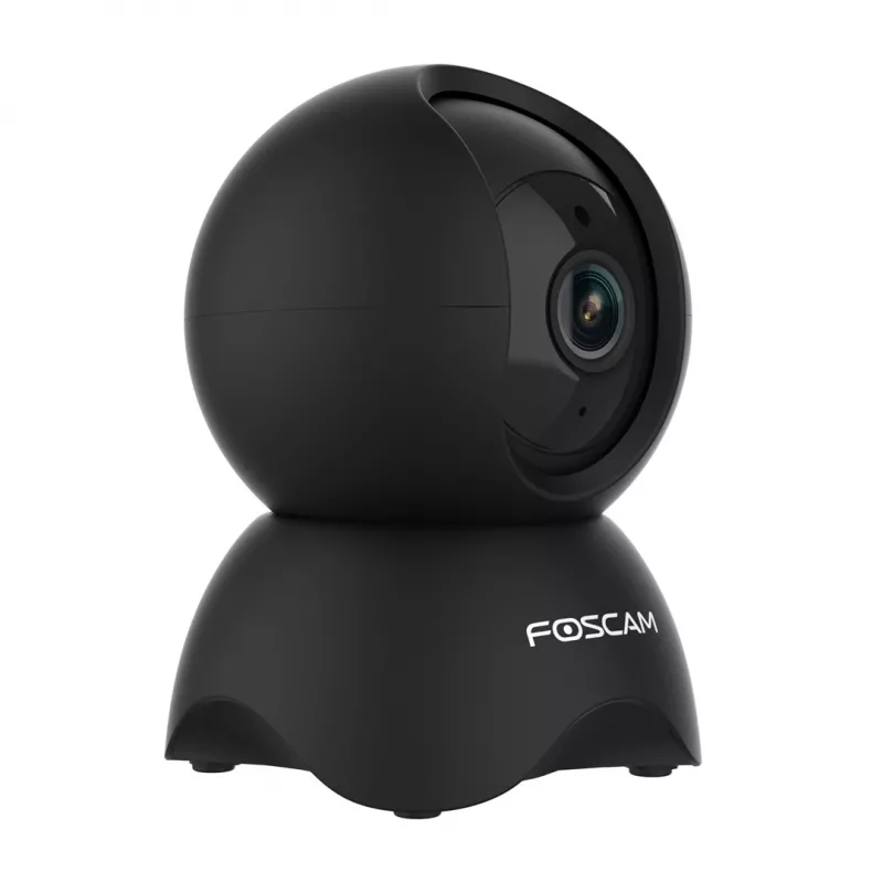 Cámara de seguridad IP Foscam X5, forma de bombilla, 5 MP (2560×1920), Wi-Fi y Ethernet, MicroSD hasta 256 GB, giro/inclinación 360°, zoom digital 6x, visión nocturna 8 m