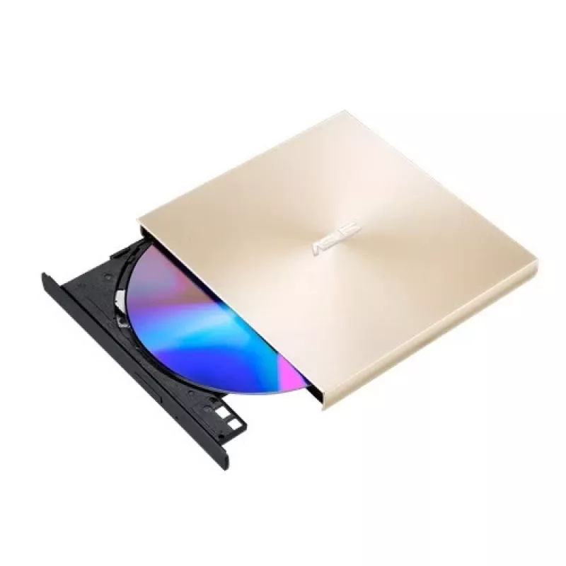 Grabadora externa ZenDrive U9M Ultra-slim DVD USB/USB-c dorada