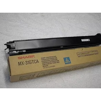 Tóner Sharp MX-31GTCA 10000 páginas cian