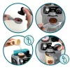 Cafetera expreso KLEIN 9510 diseño compacto, cafetera expreso de juguete apta para niños