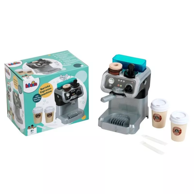 Cafetera expreso KLEIN 9510 diseño compacto, cafetera expreso de juguete apta para niños