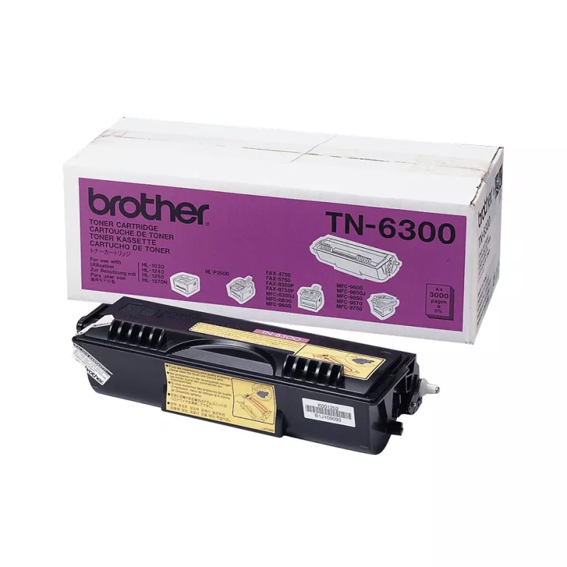 Brother TN-6300 cartucho de tóner, negro, 3000 páginas