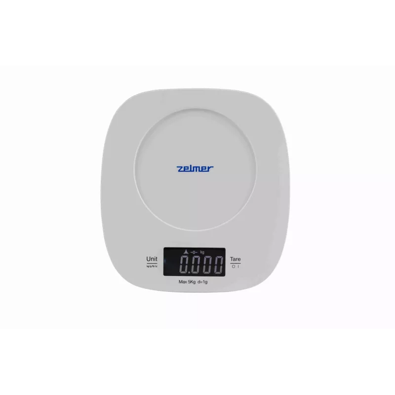 Báscula de cocina electrónica Zelmer ZKS1451 blanca