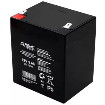 Batería de gel recargable BLOW 82-220# XTREME 12V 5Ah (gel, reemplazo SAI)