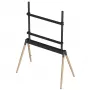 Soporte de suelo para TV 55-86/BLK/WOOD TVS-86F-01-BK Gembird