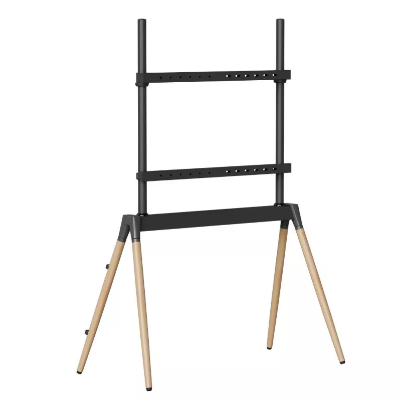 Soporte de suelo para TV 55-86/BLK/WOOD TVS-86F-01-BK Gembird