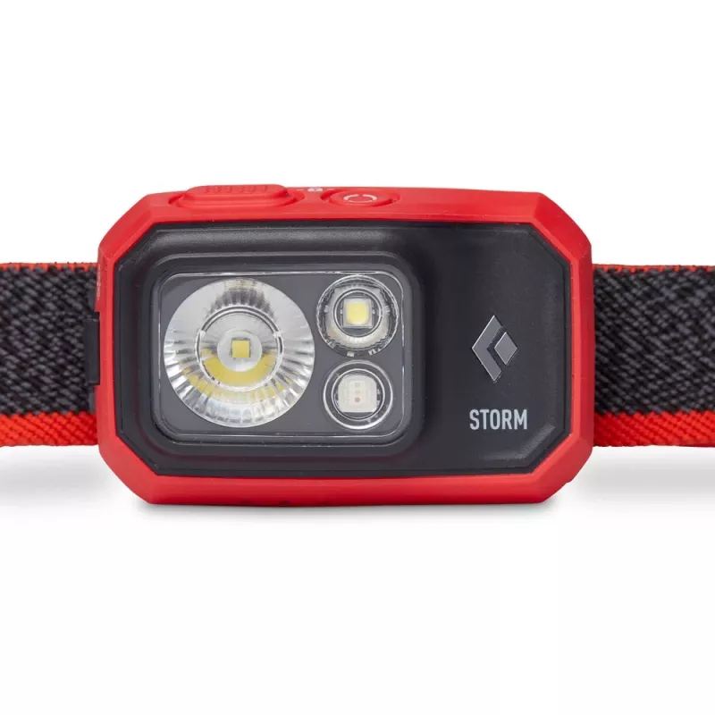 Black Diamond Storm 450 negro, rojo linterna frontal