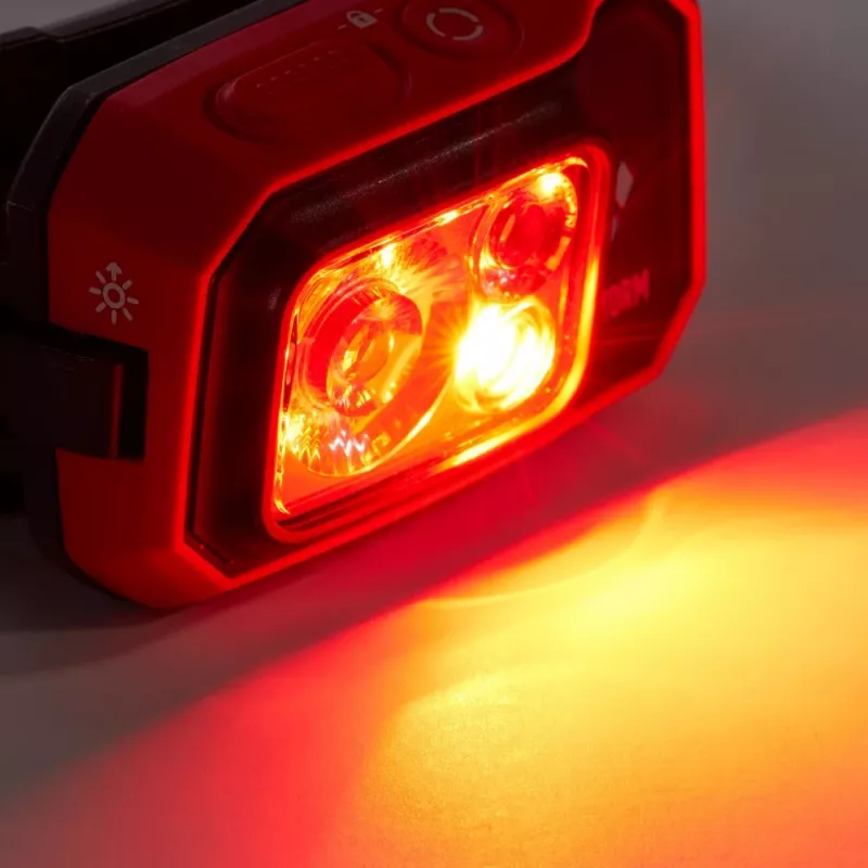 Black Diamond Storm 450 negro, rojo linterna frontal