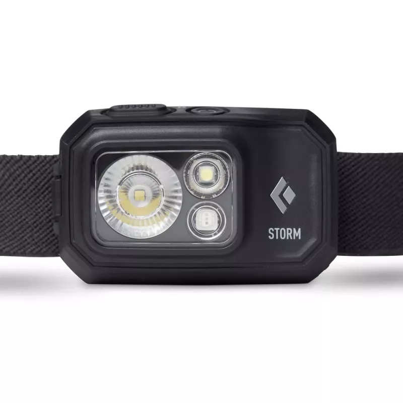Black Diamond Storm 450 negro, rojo linterna frontal