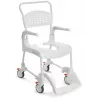 Silla de ruedas medpunkt ETAC Clean 55 cm con 2 frenos y función de inodoro
